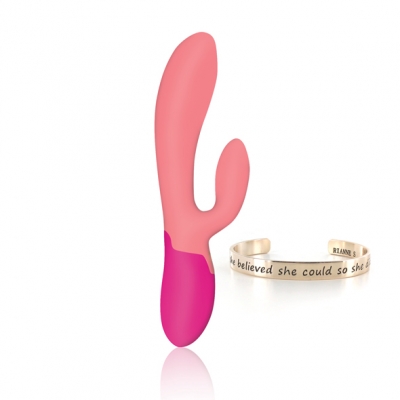 RS - Essentials - Xena Rabbit Vibrator Koraal and Roze