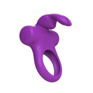 OhhhBunny - Frisky Bunny Vibrating Ring Paars