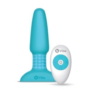 B-Vibe - Rimming Remote Control Plug Blauw
