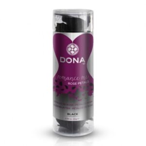 Dona - Rozenblaadjes Zwart