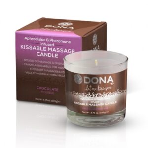Dona - Kissable Massage Kaars Chocolade Mousse 225
