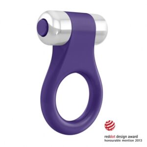 Ovo - B1 Vibrerende Ring Lila Chroom