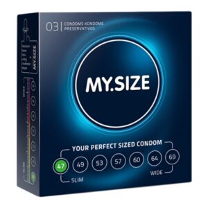 My Size - Natural Latex Condom 47 Width 3 St.