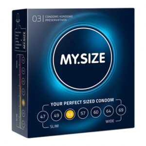 My Size - Natural Latex Condom 53 Width 3 St.