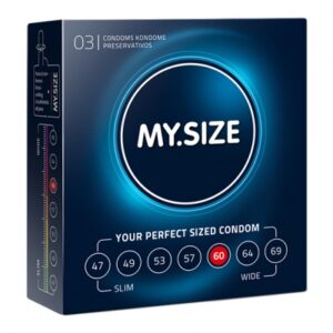 My Size - Natural Latex Condom 60 Width 3 St.