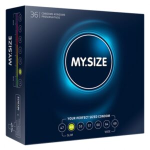 My Size - Natural Latex Condom 49 Width 36 St.