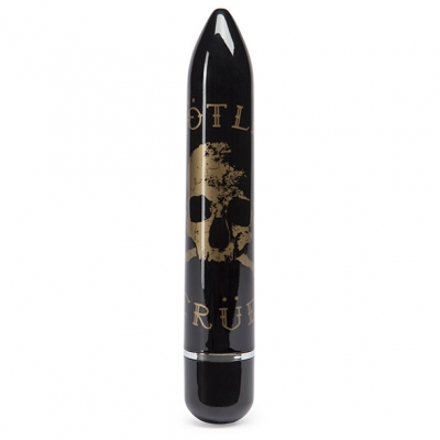 Motley Crue - Classic Skull 7 Function Vibrator Zwart