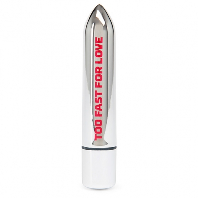 Motley Crue - Too Fast For Love 10 Function Bullet Vibrator Zilver
