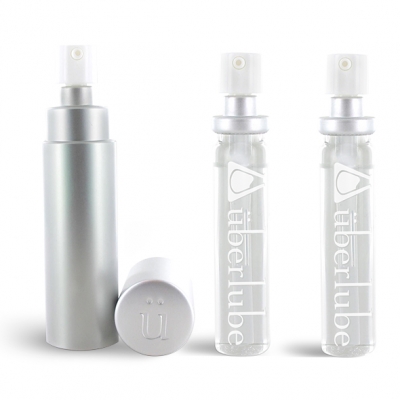 Uberlube - Siliconen Glijmiddel Good-To-Go Zilver and Refills