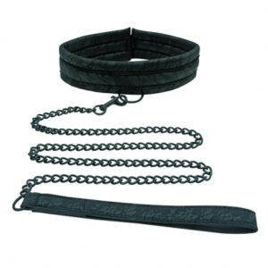 Sportsheets - Midnight Lace Collar And Leash