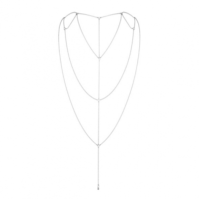 Bijoux Indiscrets - Magnifique Rug and Decollete Ketting Zilver