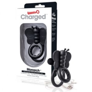 The Screaming O - Charged Monarch Wearable Butterfly Vibe Zwart