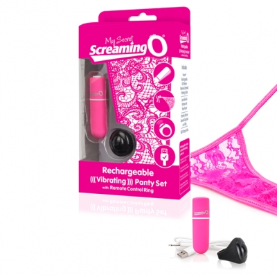 The Screaming O - Charged Remote Control Panty Vibe Roze