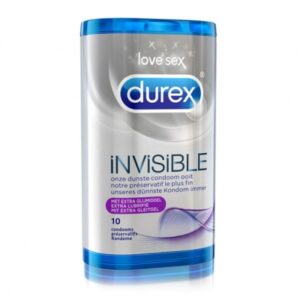 Durex - Invisible Extra Lubricated Condooms 10 St.
