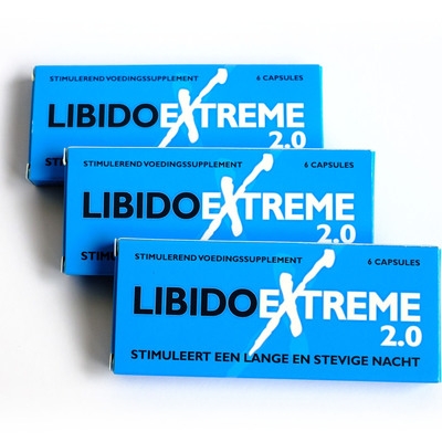 Libido Extreme 2.0 - Voordeel Verpakking - 18 Erectiepillen - Alternatief Voor: Viagra, Levitra, Cialis, Forte, Kamagra En Performance.