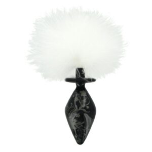 Blackglass Bunny Tail Buttplug