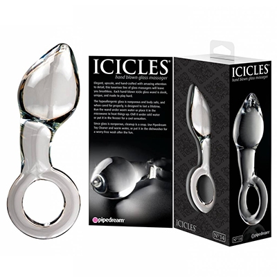 Icicles No. 14 Clear Buttplug