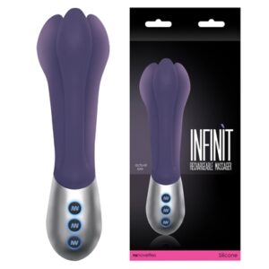 Infinit Oplaadbare Driepoot Vibrator - Paars