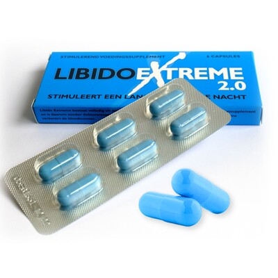 Libido Extreme 2.0 - Erectiepillen Voor Mannen - Alternatief Voor: Viagra, Levitra, Cialis, Forte, Kamagra En Performance.