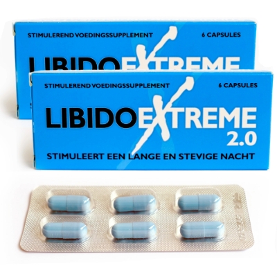 Libido Extreme 2.0 - Voordeel Verpakking - 12 Erectiepillen - Alternatief Voor: Viagra, Levitra, Cialis, Forte, Kamagra En Performance.