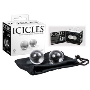 Pipedream Icicles Balls - Klein