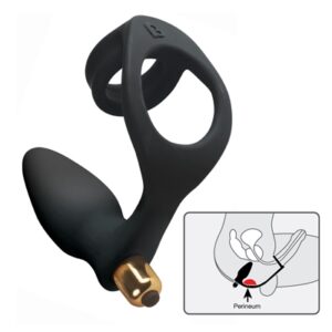 Rocks-Off Ro-zen 7 Speed Anaalplug Met Penisring